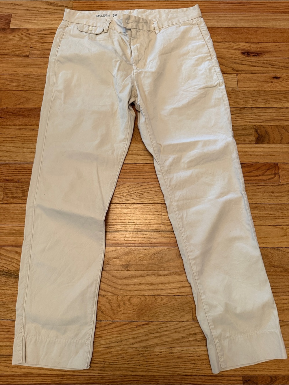 Men's Cotton Chino Pants in White